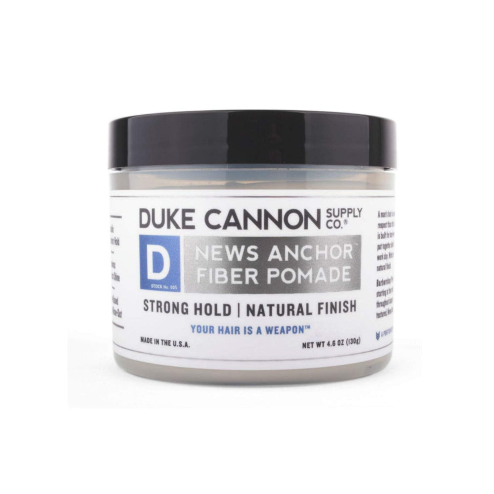 Duke Cannon News Anchor Pomada de Fibra 2-Pack: sujeción firme para peinado