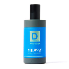 Duke Cannon Midway bottle pour showing ease of daily application and fresh scent