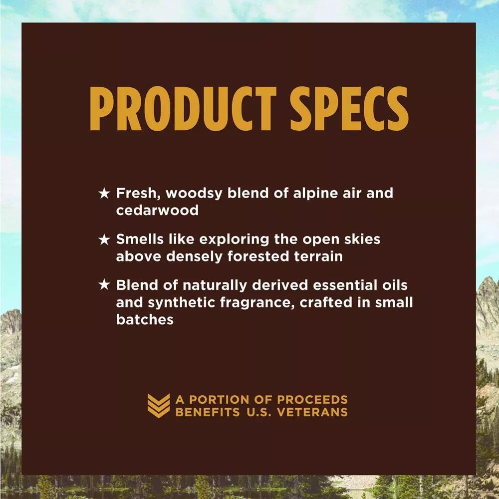 Duke Cannon Proper Cologne Sawtooth lifestyle scene conveys outdoor-ready confidence.