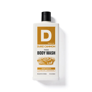 Duke Cannon Sawtooth: espuma densa para cobertura total.
