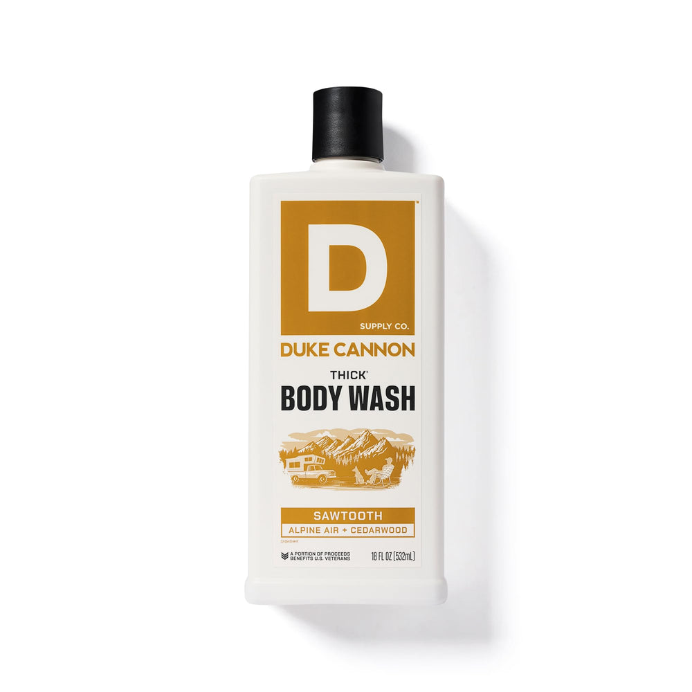 Duke Cannon Sawtooth: espuma densa para cobertura total.