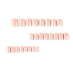 Uñas acrílicas Dulyork con brillo y diseño nude para eventos.