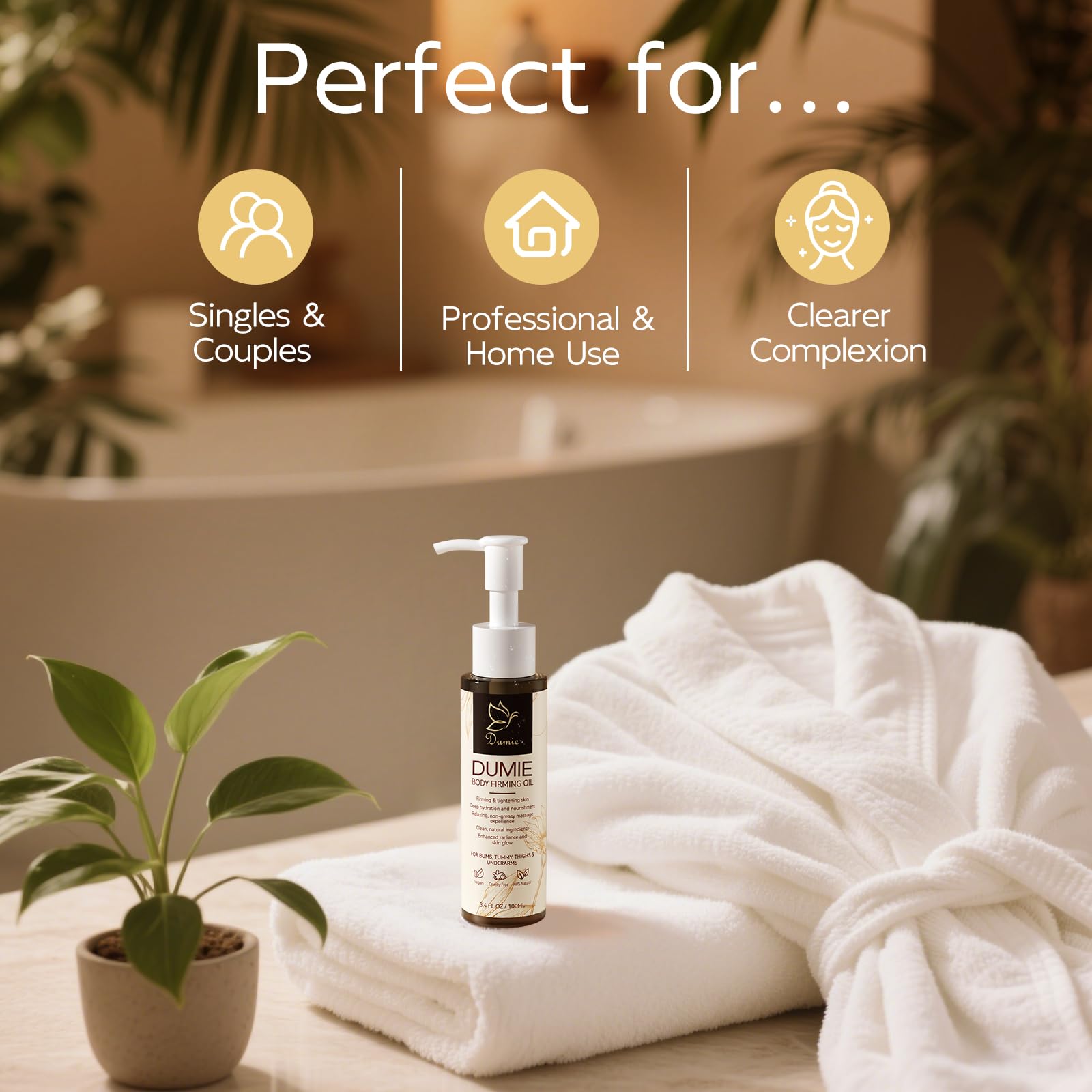 Dumie Aceite Corporal Firmante: regalo de lujo para el cuidado corporal en casa