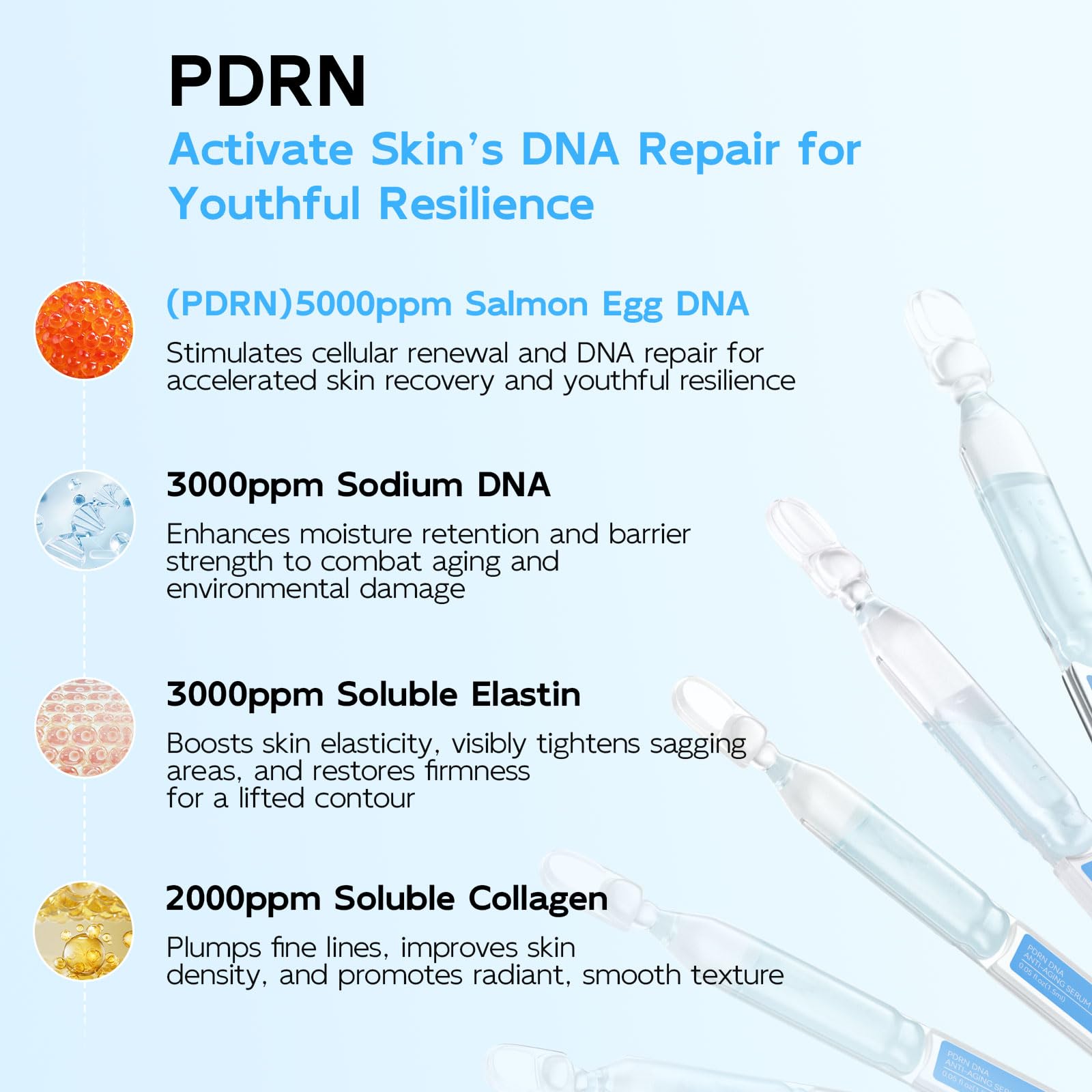 Aplicación suave del serum Dumie en el rostro para hidratación