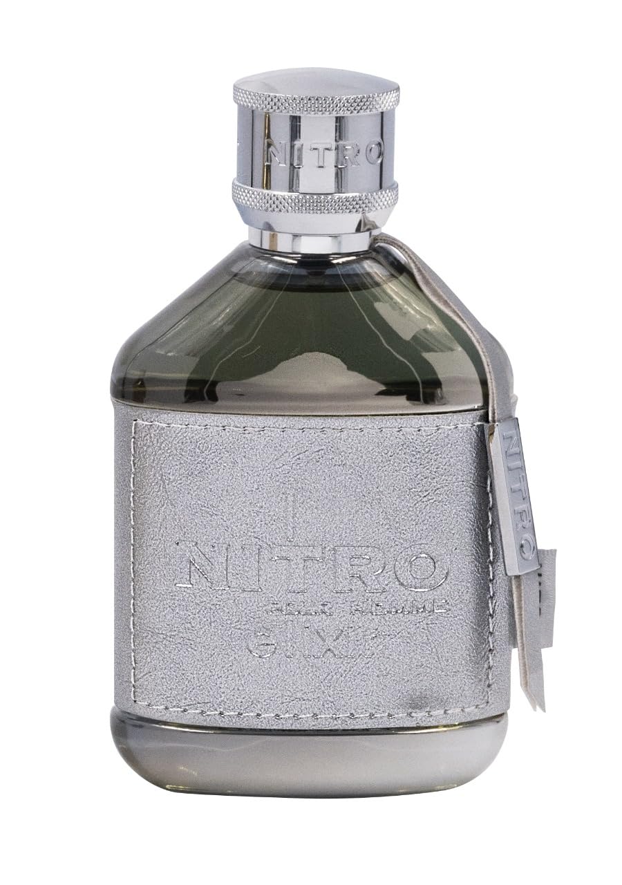 Empaque mate gris de Nitro Elixir Dumont, ideal como regalo y añade elegancia.