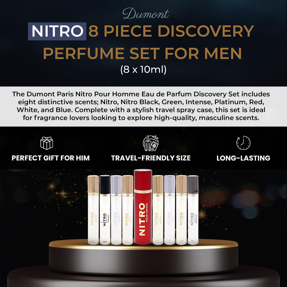 Dumont Nitro Pour Homme Frasco: aroma masculino elegante para reuniones y trabajo