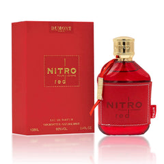 Dumont NITRO RED, botella frontal, lujo para ocasiones especiales.