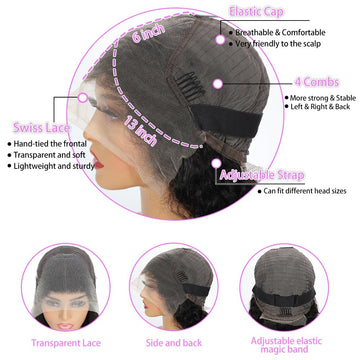 Peluca para eventos y uso diario Dundix, look versátil.
