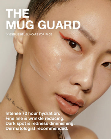 Hydratation 72 heures du Mug Guard Gel solaire visage