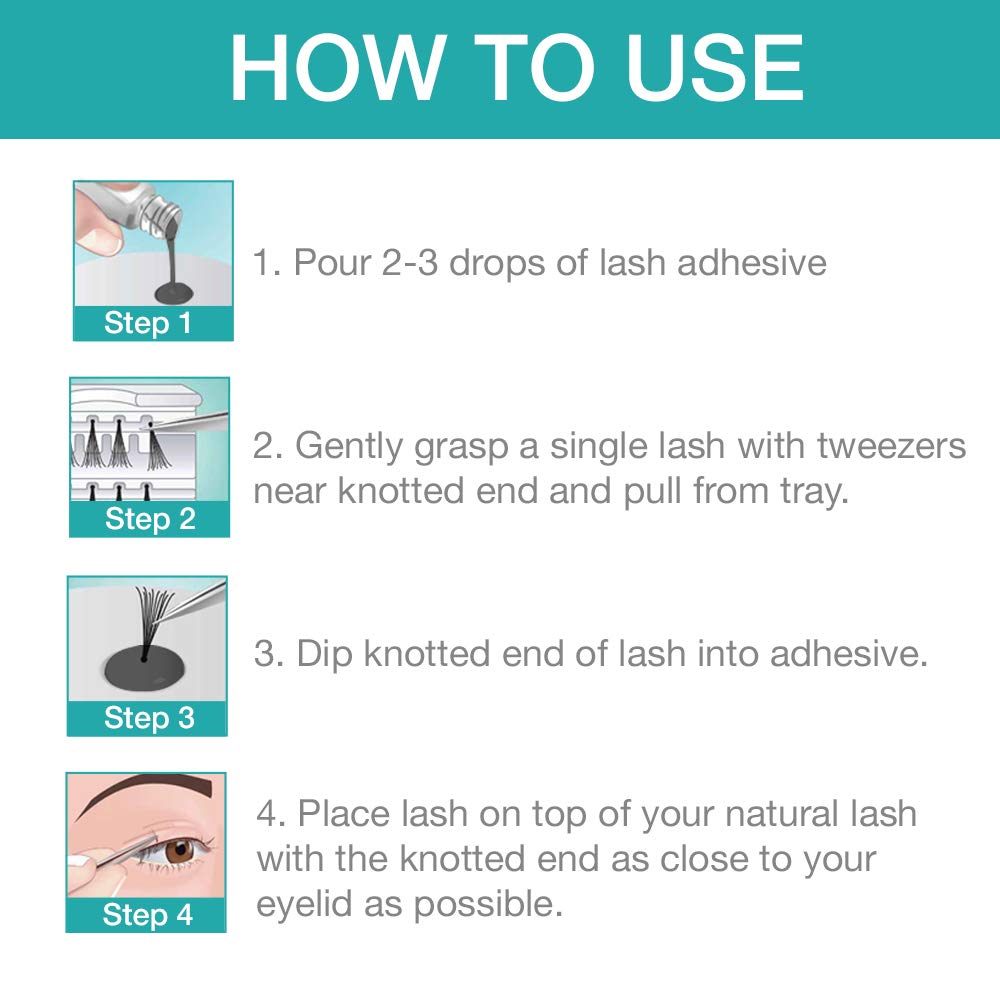 DUO adhesivo oscuro para pestañas, fácil remoción sin irritación.