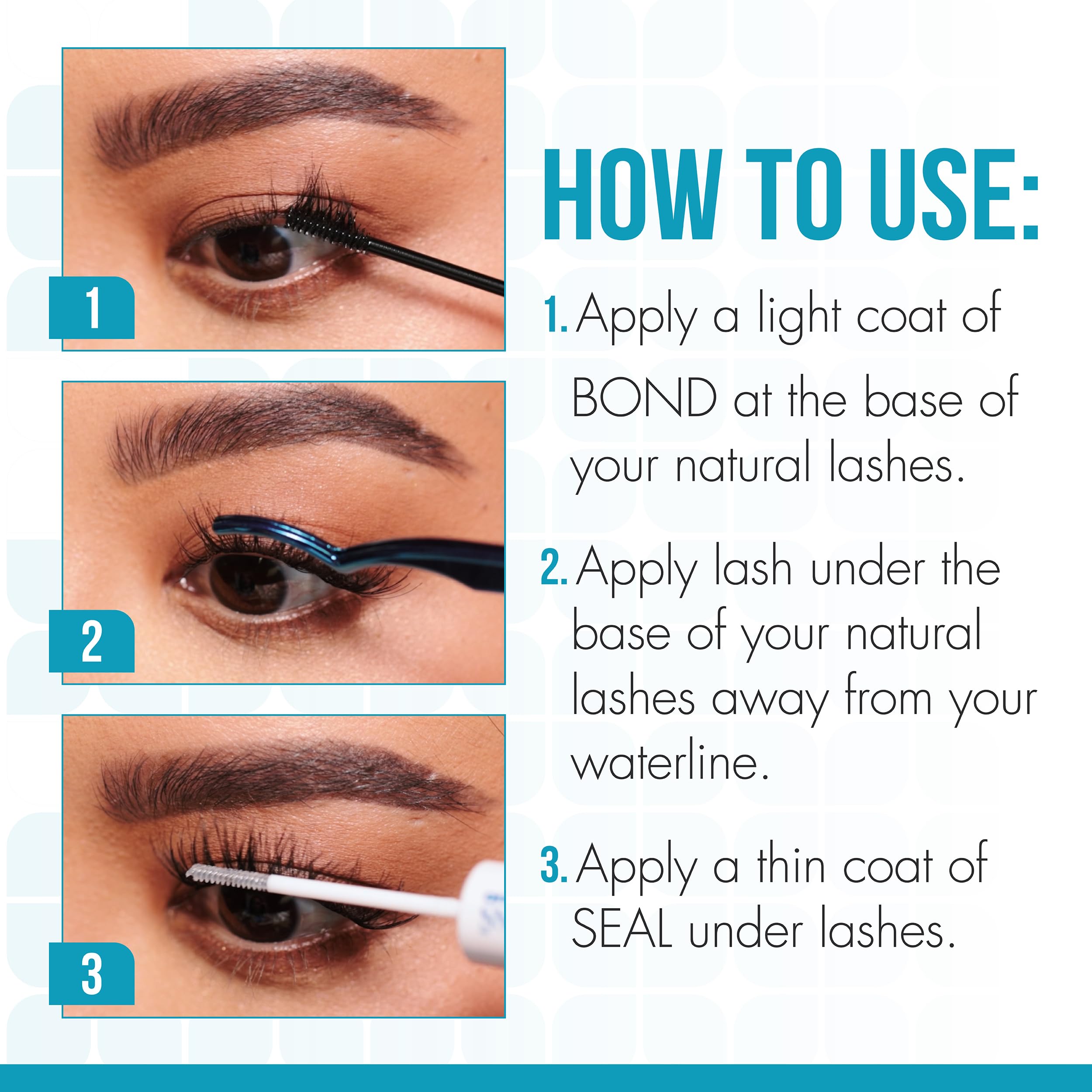 DUO Underlash Bond and Seal fijación prolongada de hasta 10 días.