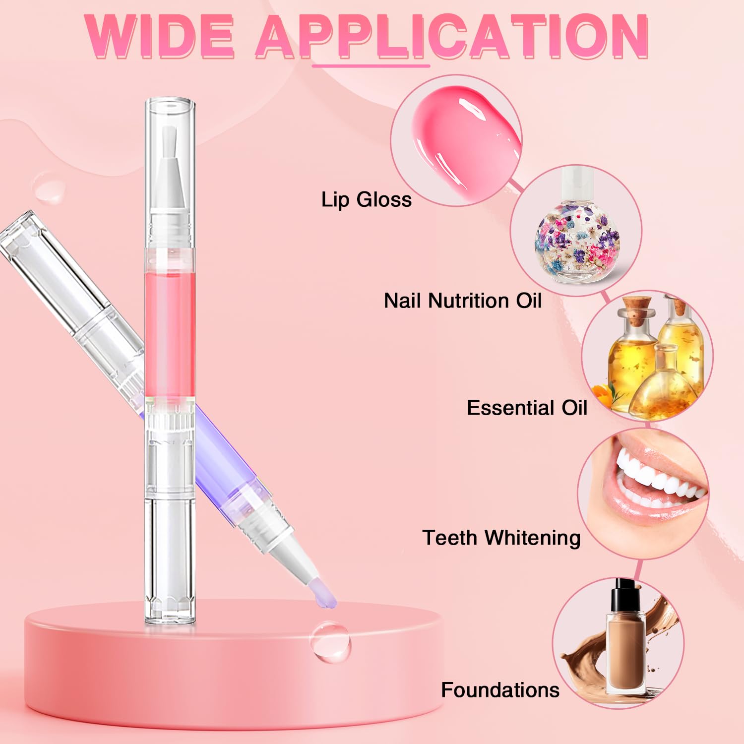 DupakSYS envase compacto de 3 ml para nail oil y otros líquidos