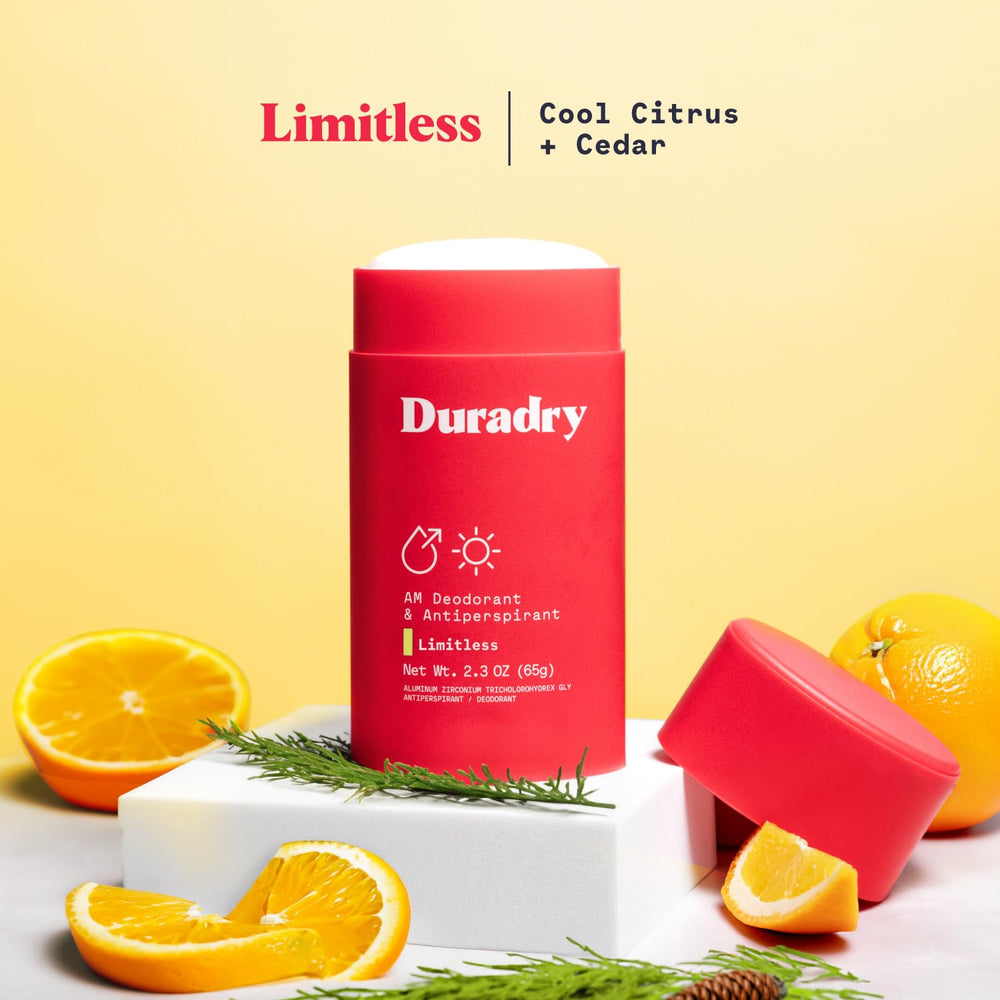 Duradry privilégie des ingrédients naturels pour une routine saine.