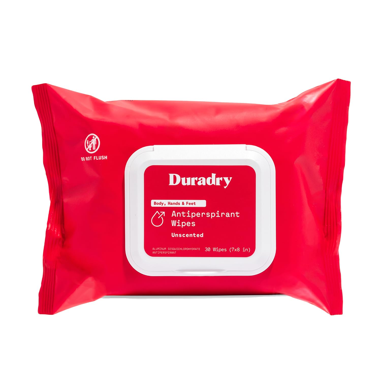 Duradry toallitas antiperspirantes para cuerpo con secado rápido y uso diario