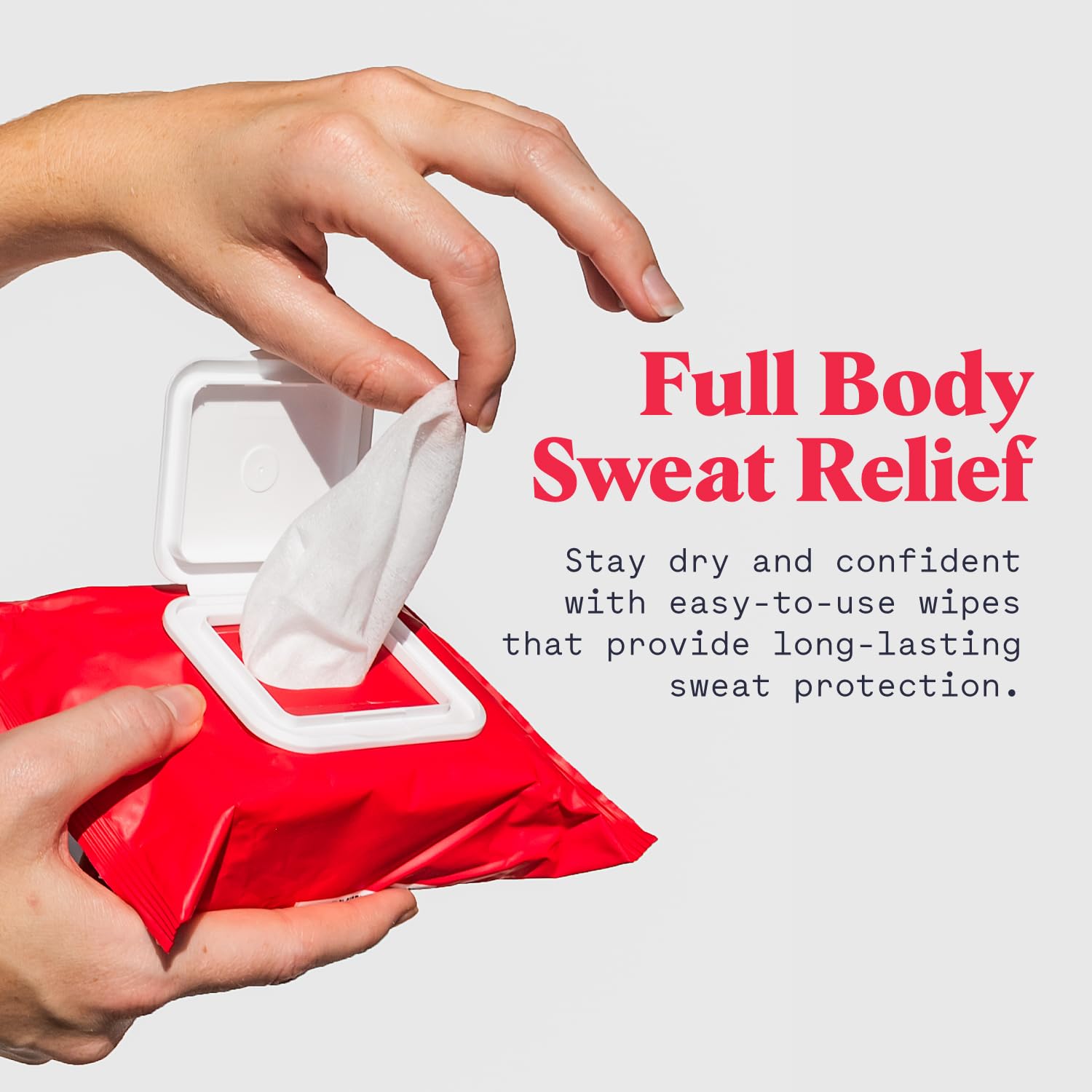 Duradry para pecho: aplicación para sensación de frescura