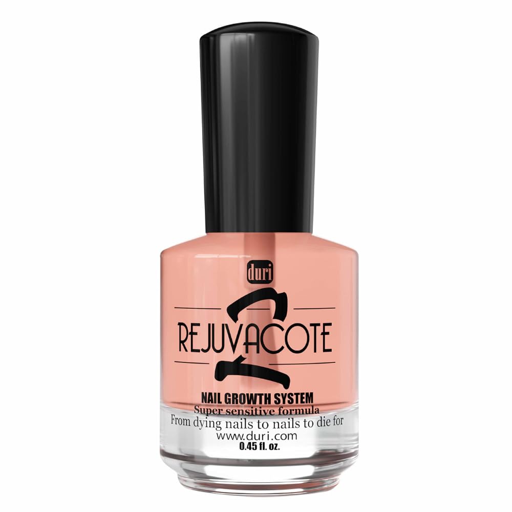 Duri Rejuvacote 2: botella para crecimiento de uñas, ideal para uñas dañadas.
