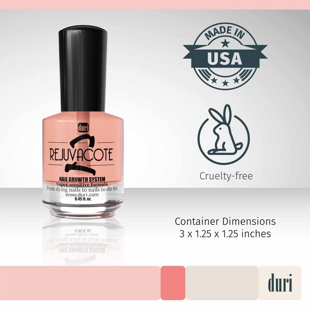 Duri Rejuvacote 2: fórmula sensible para uñas delicadas.