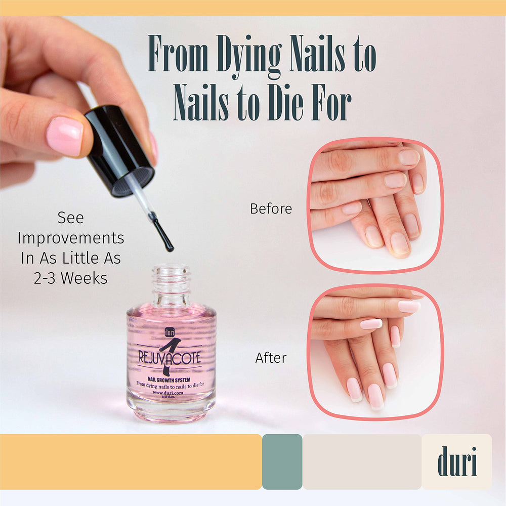 Rejuvacote1 de duri, sistema dos-en-uno para cuidado de uñas.