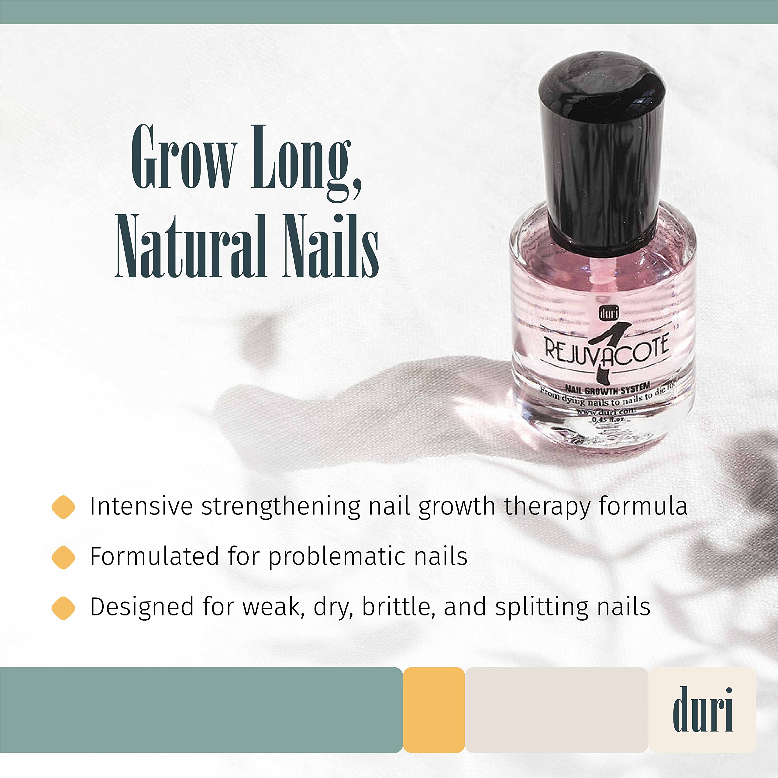 Rejuvacote1 de duri, uñas fortalecidas y crecimiento natural.