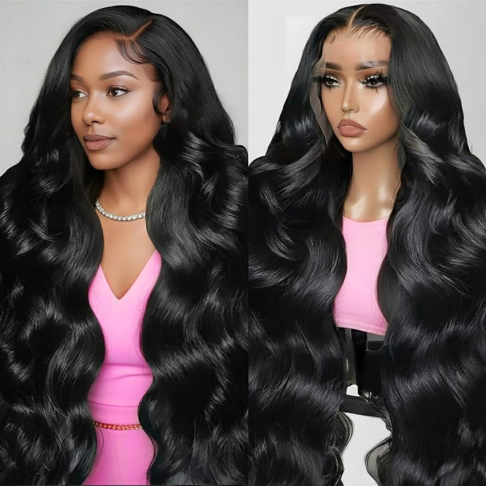 Peluca Durita con frontal encaje de 30 pulgadas, ondas naturales para aspecto realista