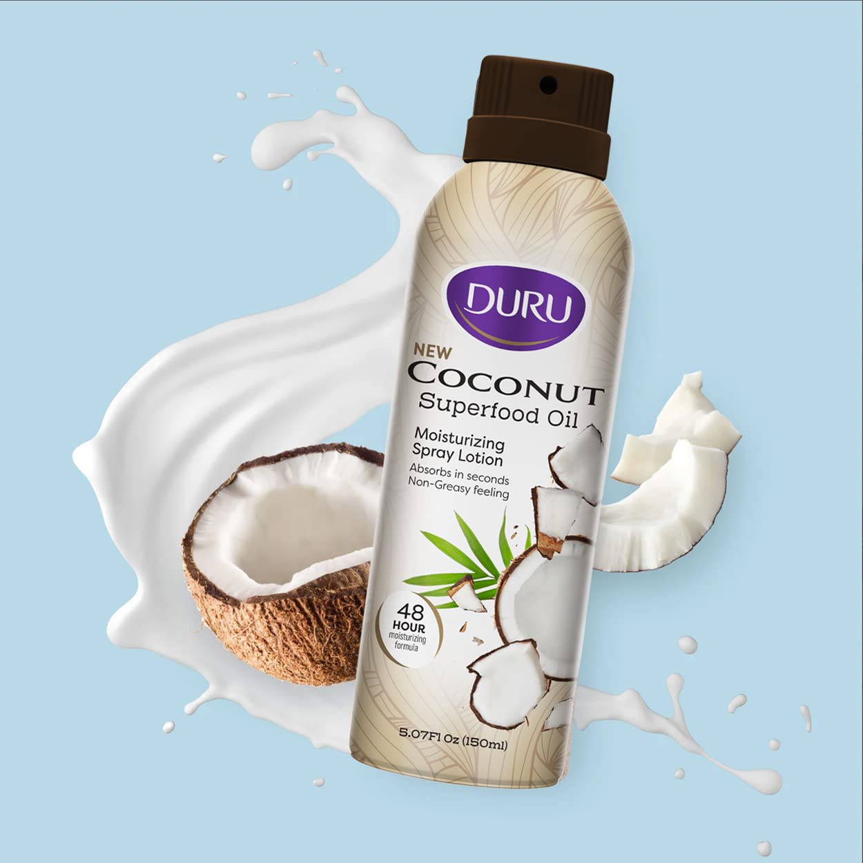 Fragancia ligera de coco que deja sensación fresca.