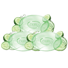 Jabón Duru con pepino, textura cremosa para hidratación diaria.