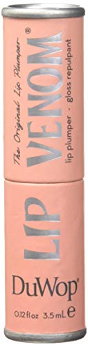 DuWop Lip Venom envase de vidrio, producto libre de crueldad y apto para uso diario