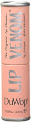 DuWop Lip Venom envase de vidrio, producto libre de crueldad y apto para uso diario