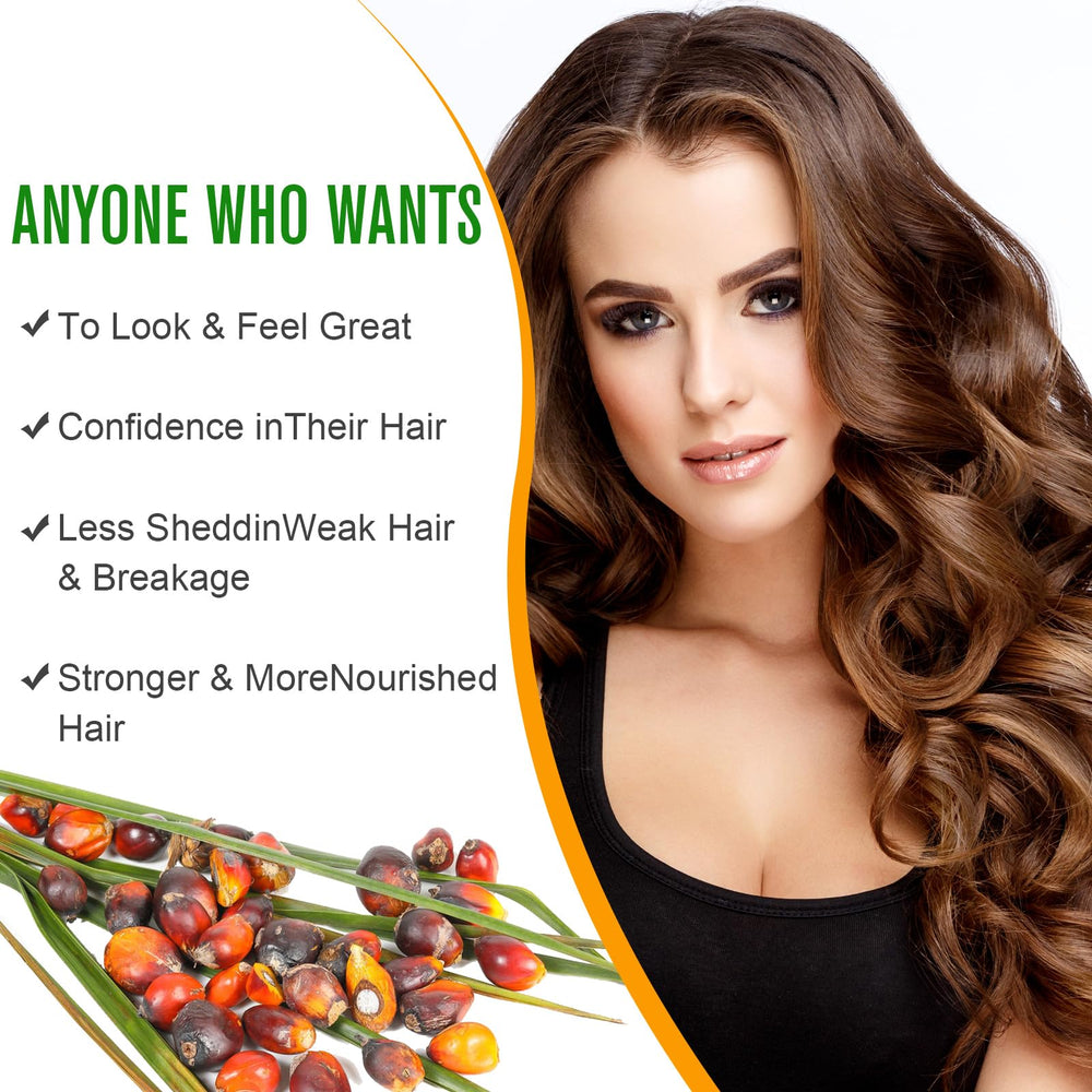 Dvoevivh Cabello crecimiento visible con nutrición y suavidad.