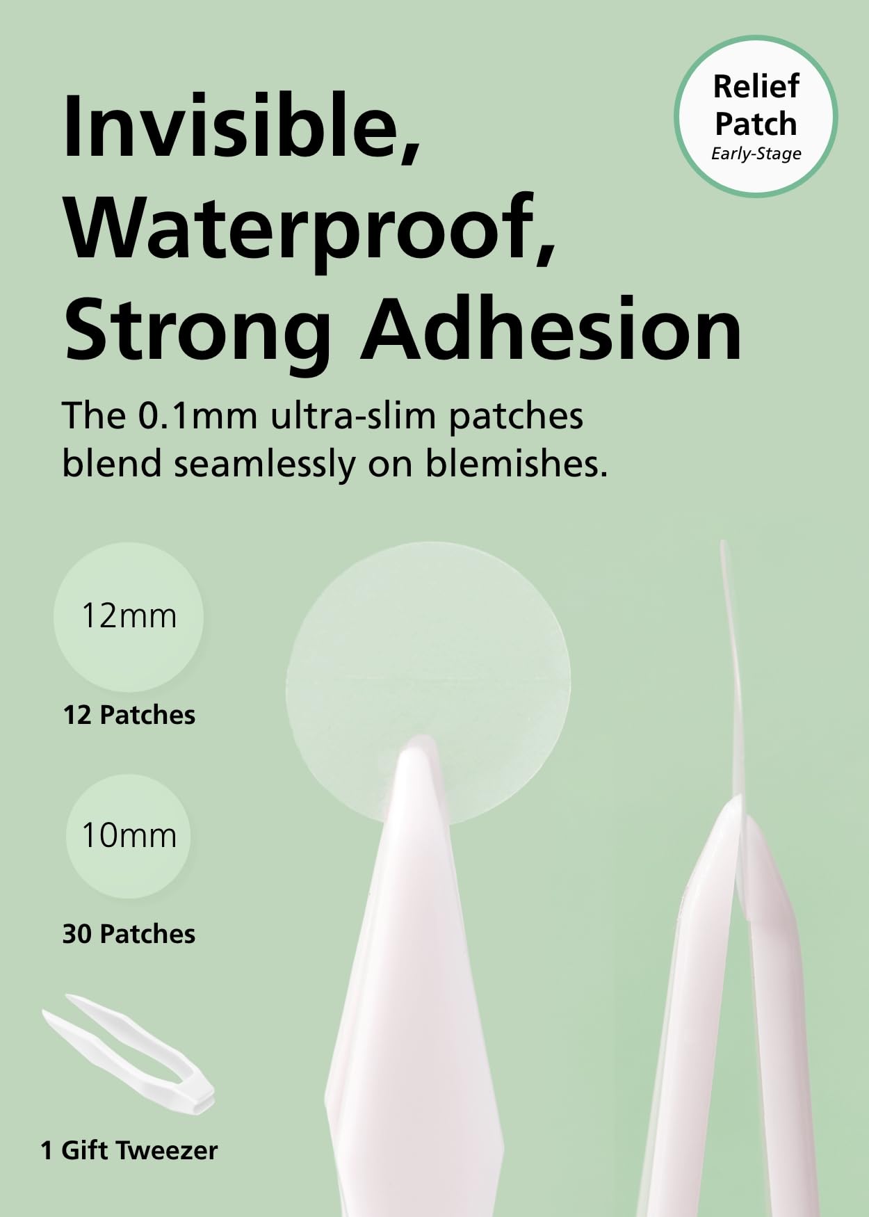 Parche impermeable de DWEasyDerm con cobertura duradera.