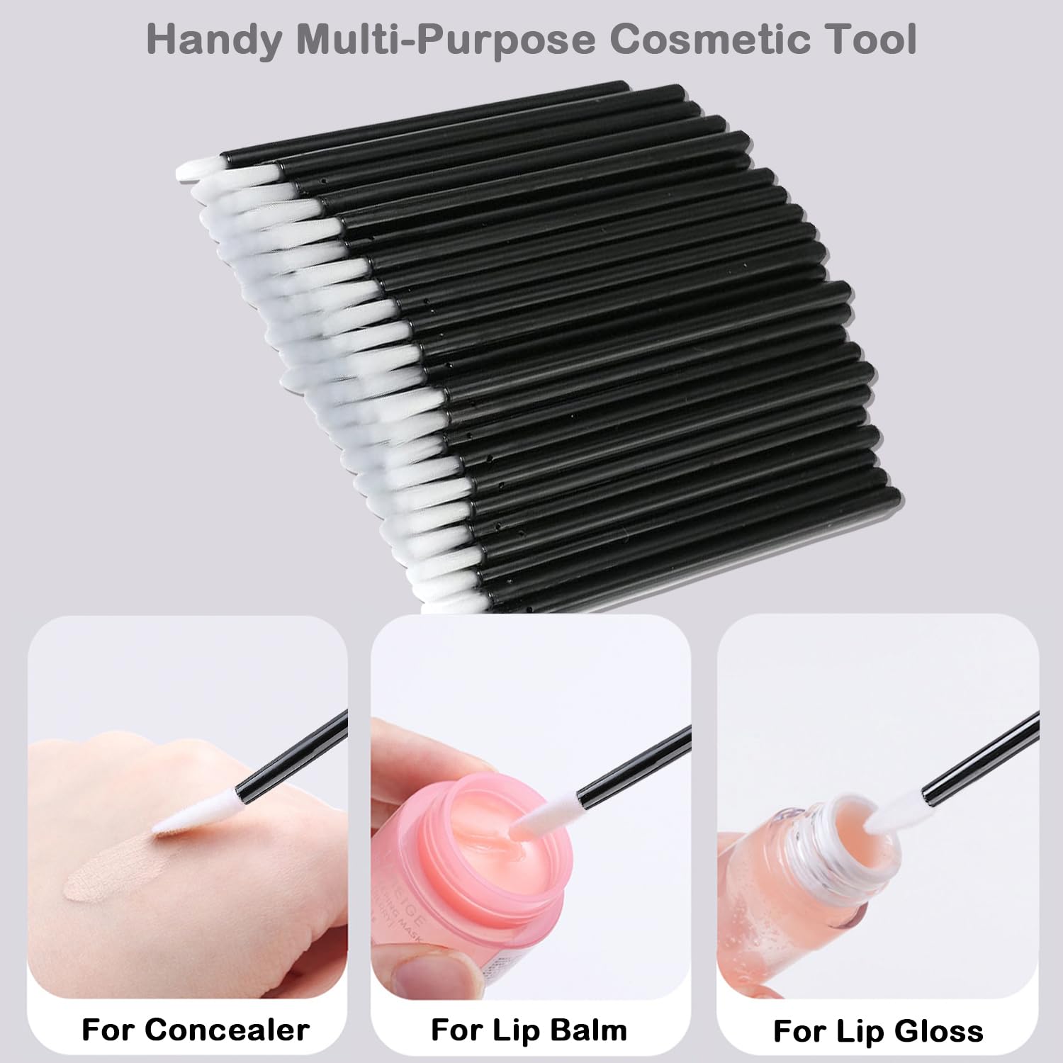 DWNDN microbrochas desechables, limpieza precisa con removedor de gel.