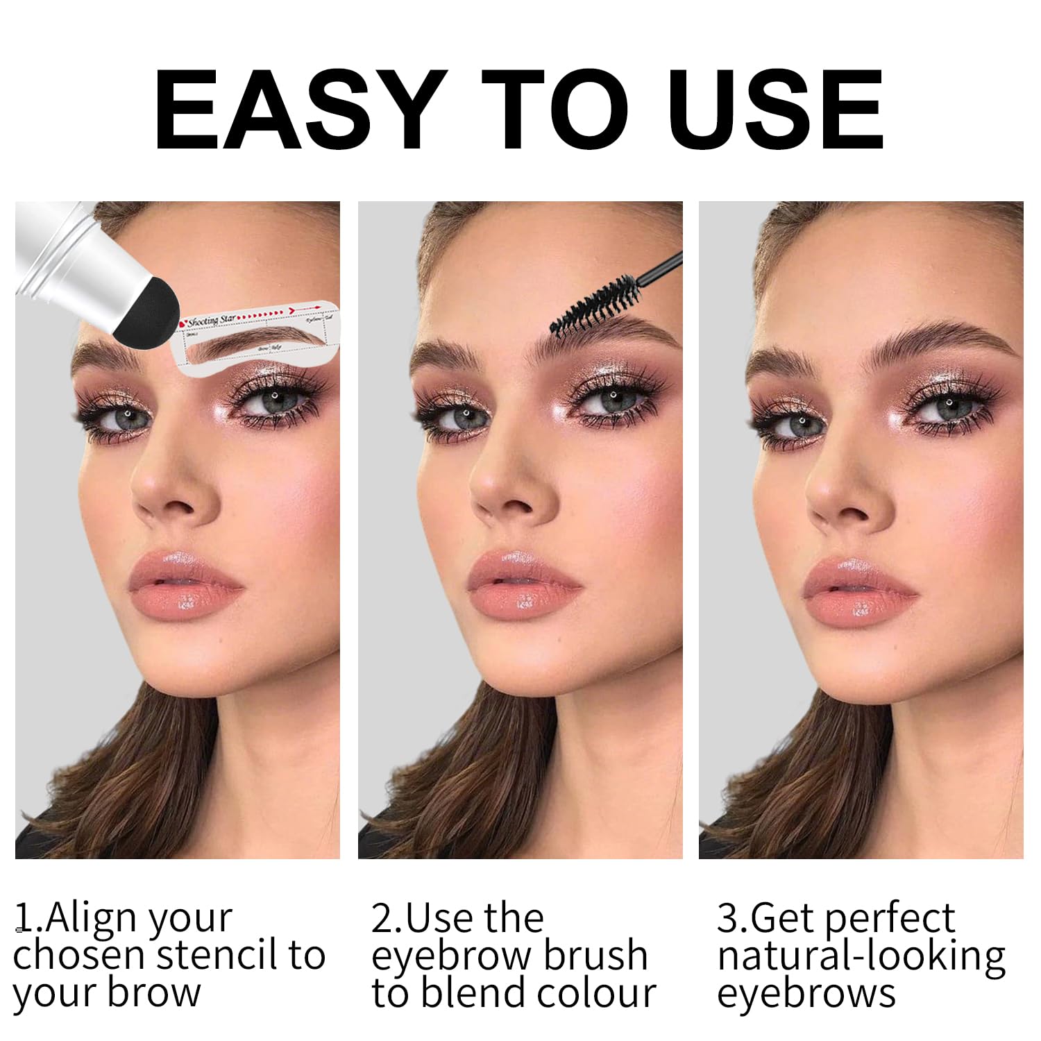 DWNDN resultado natural: cejas definidas sin esfuerzo con efecto duradero.