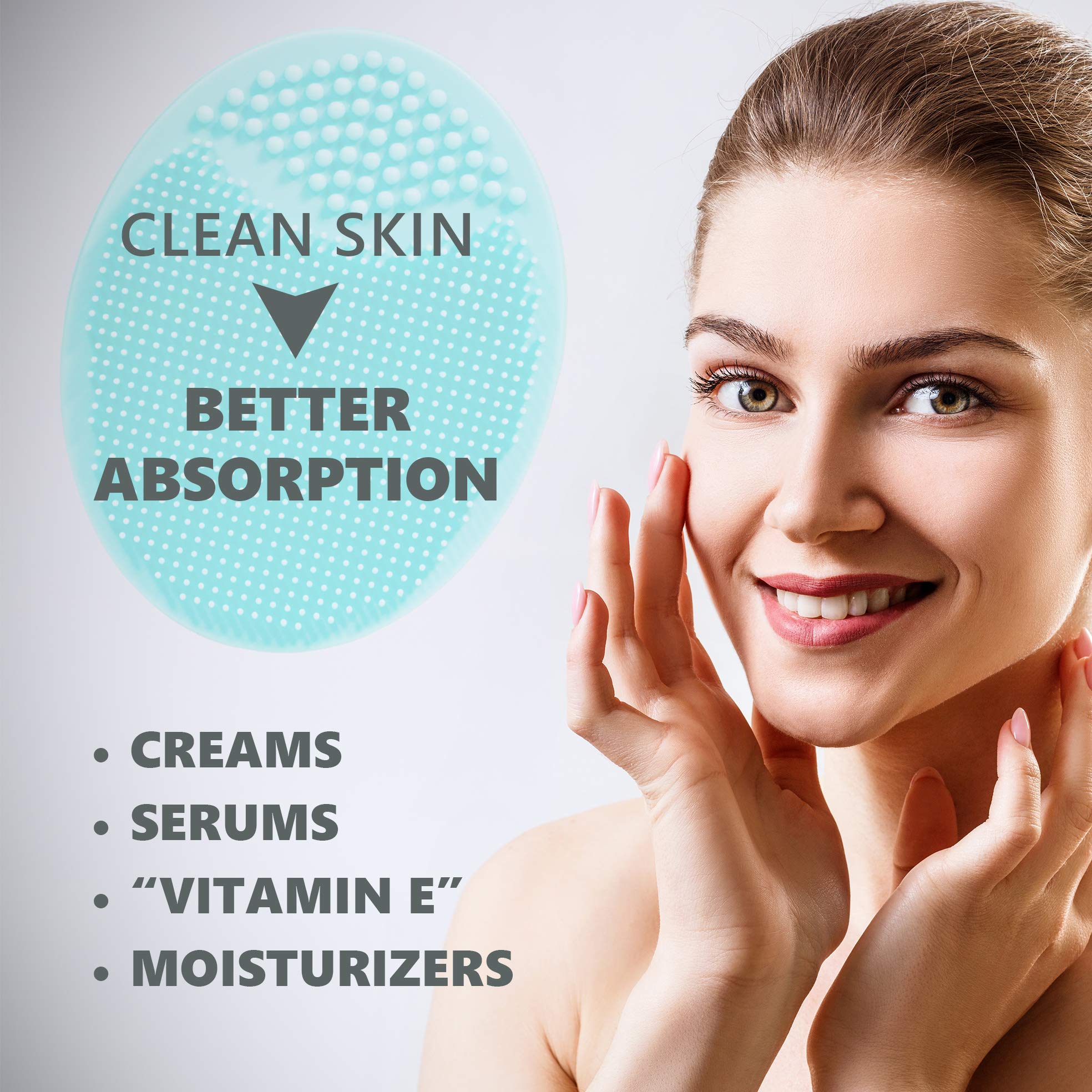 Accesorios exfoliantes de silicona Dylonic para piel sensible y cómoda.