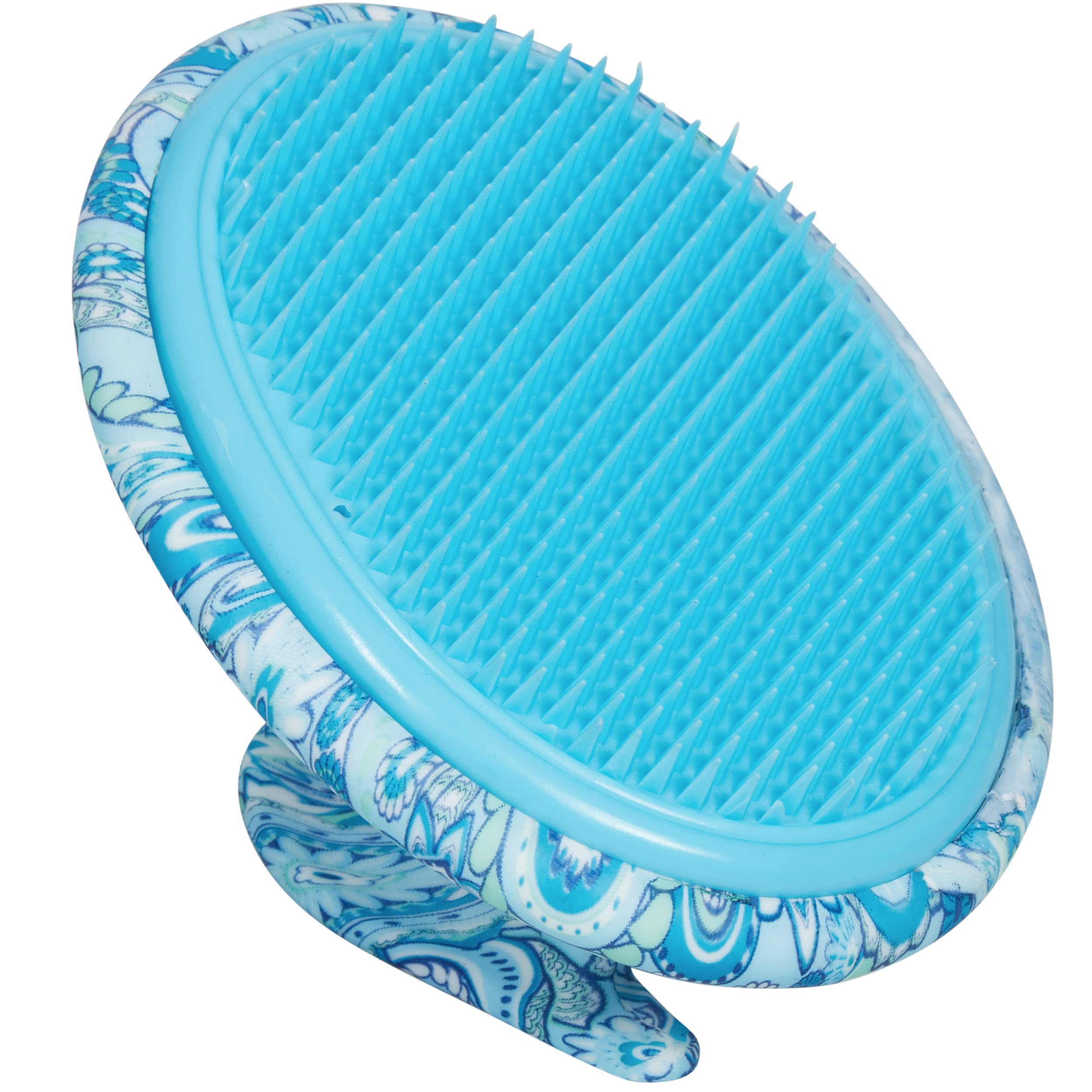 Dylonic cepillo cuerpo ergonómico para exfoliar suavemente antes del afeitado.