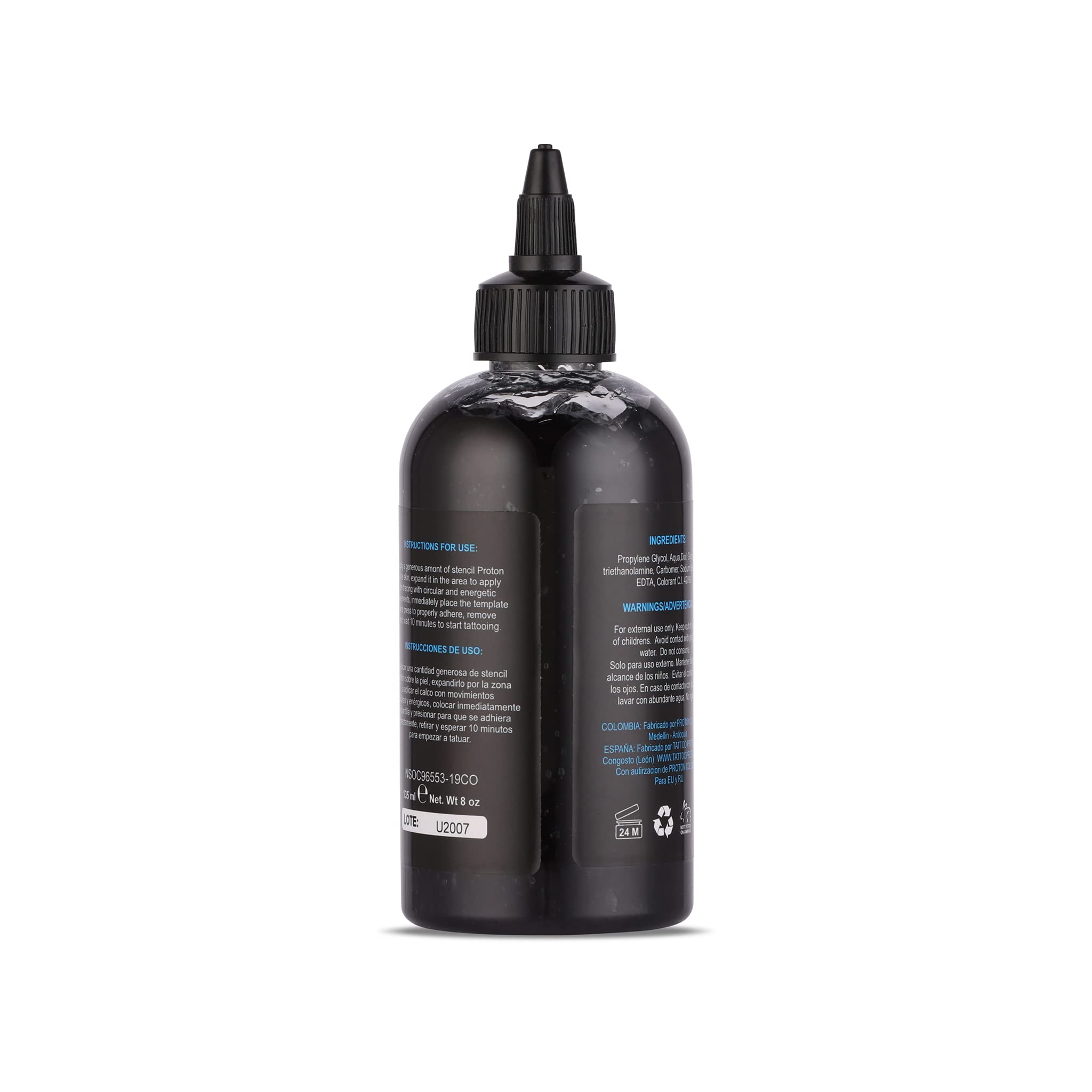 Dynamic Color Co Proton pochoir-gel adhérence durable sur la peau.