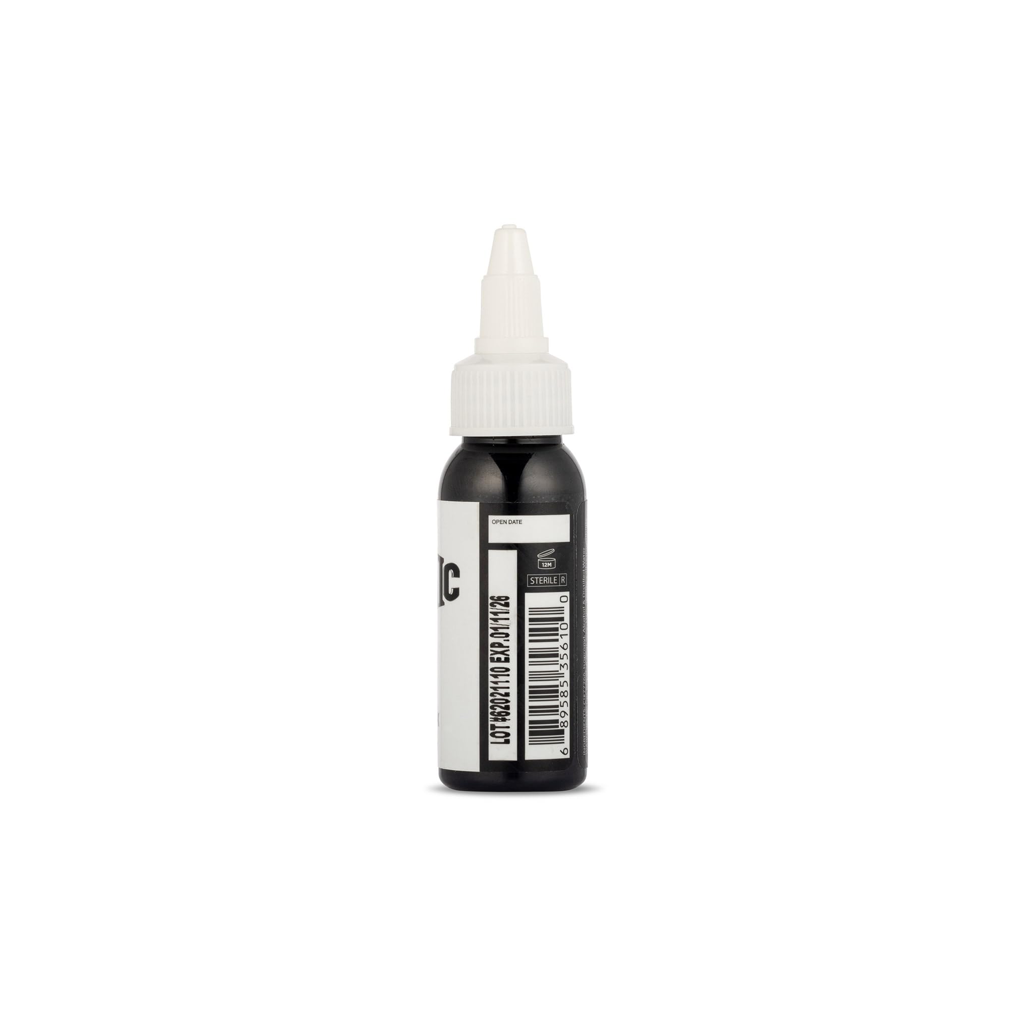 Dynamic Color Co tinta negra para tatuaje, pigmento intenso para colores profundos.