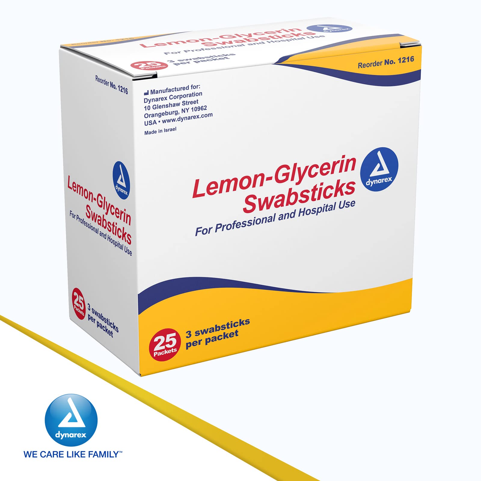 Dynarex limon-glicerina, ideal para pacientes que requieren ayuda oral