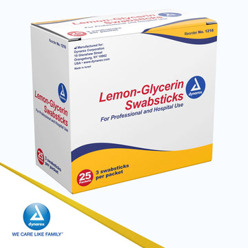 Dynarex limon-glicerina, ideal para pacientes que requieren ayuda oral
