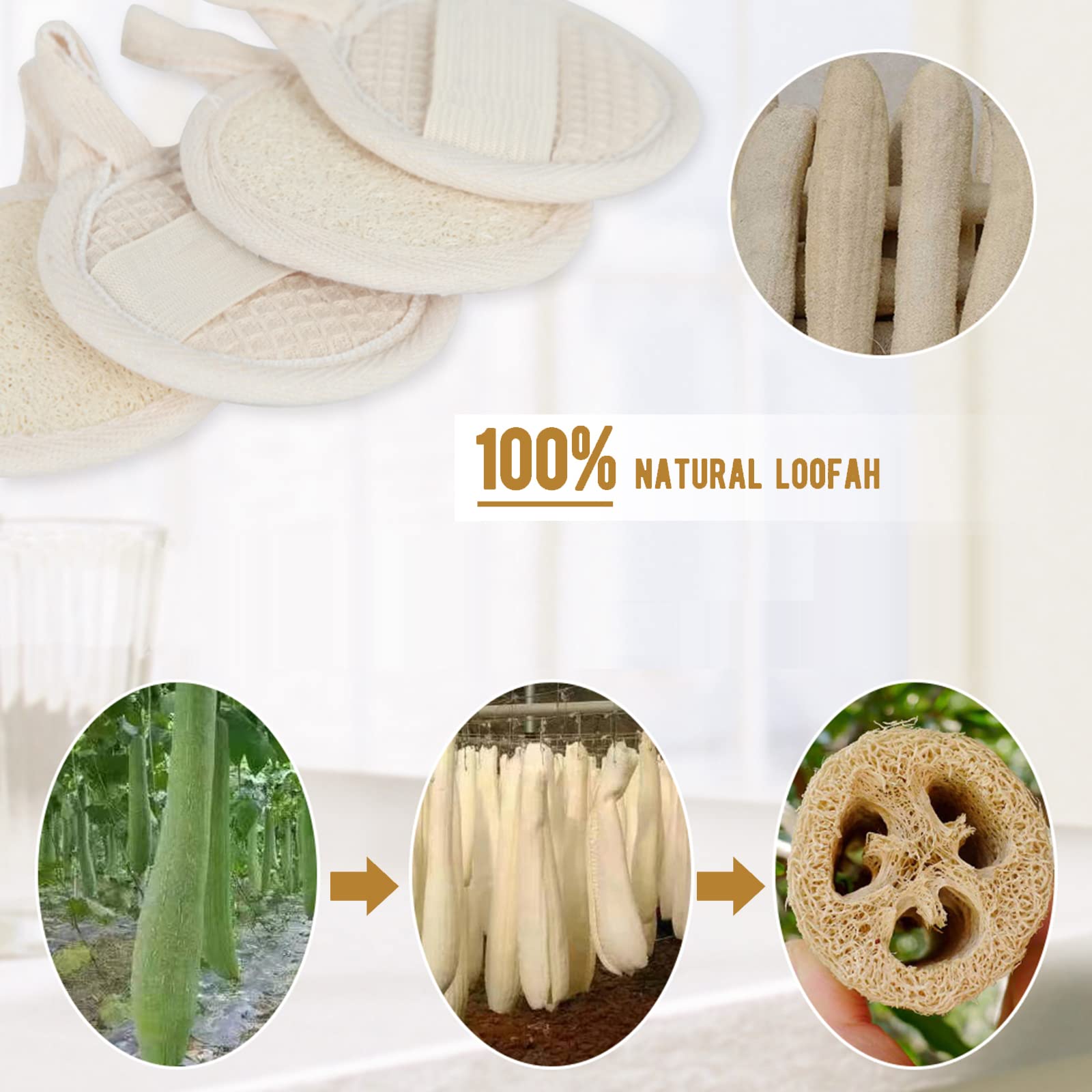 DYS Farm Loofah Pad mejora la limpieza y desobstrucción de poros.