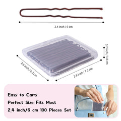 DySaLic pinza en U marrón, ideal para recogidos rápidos.