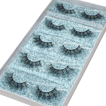 Pestañas Dysilk 6D, volumen intenso para mirada definida.