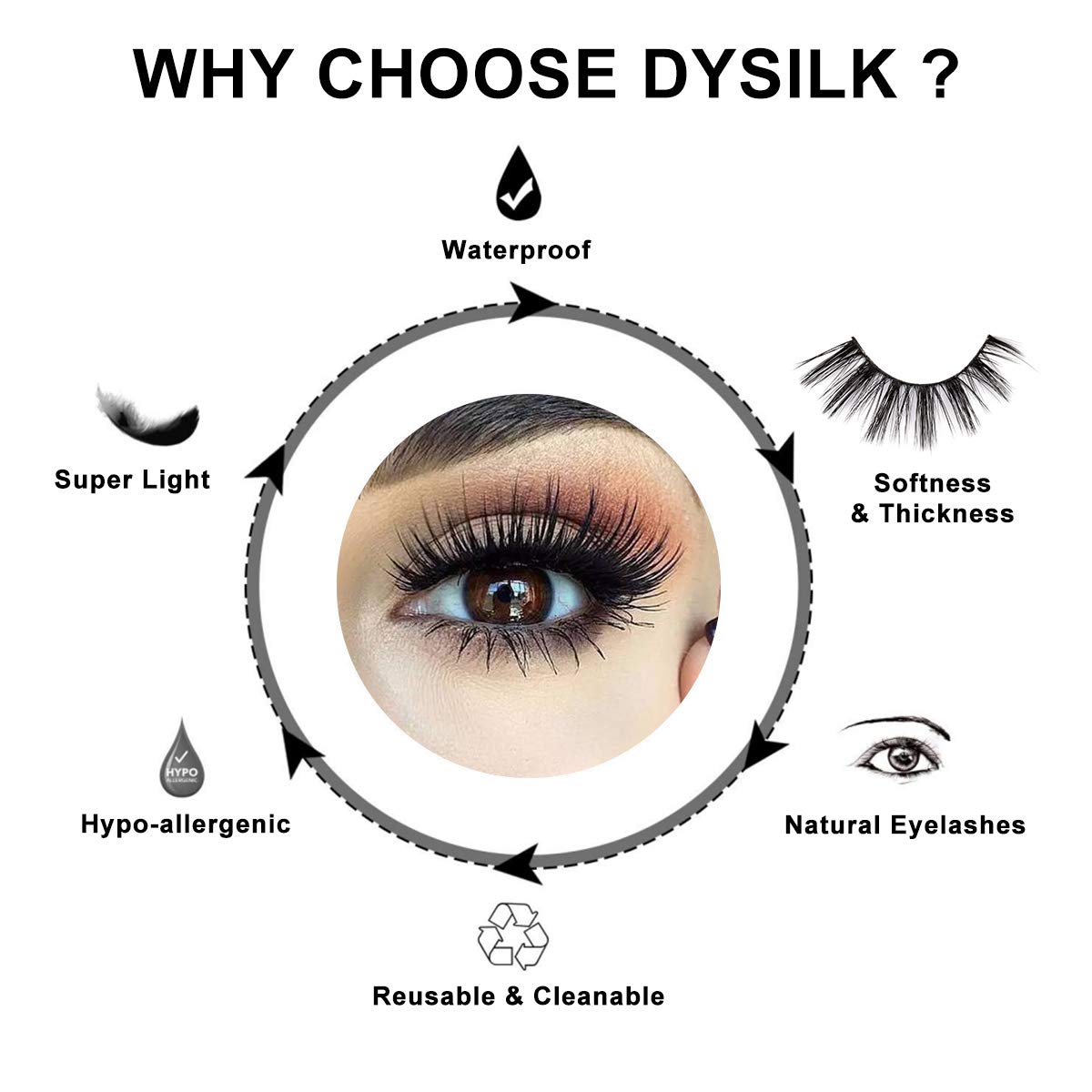 Variedad de estilos DYSILK para diferentes ocasiones.