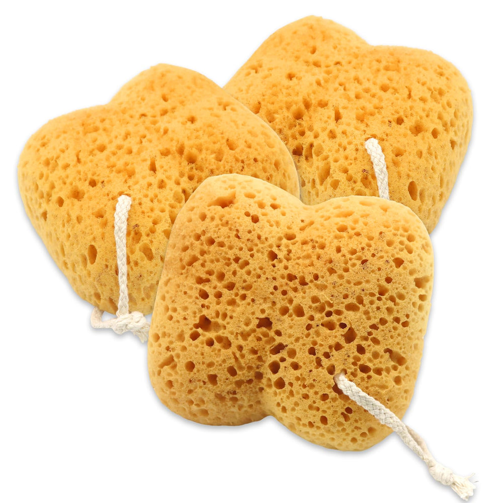 Conjunto de esponjas de baño de 3 piezas para mayor cobertura y espuma suave