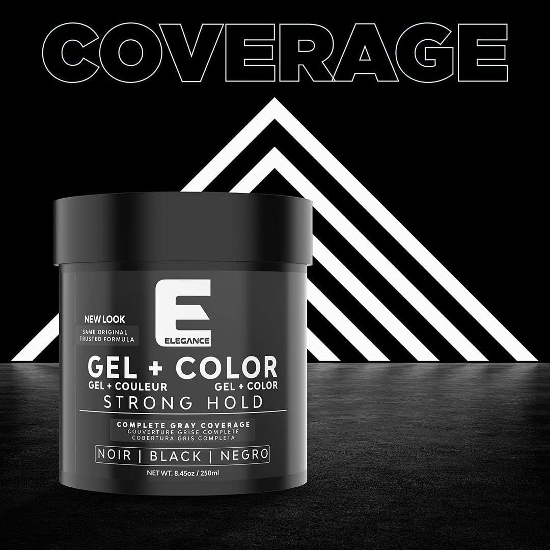 Gel Elegance negro, lavado instantáneo para retirar el producto rápidamente