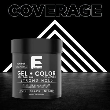 Gel Elegance negro, lavado instantáneo para retirar el producto rápidamente
