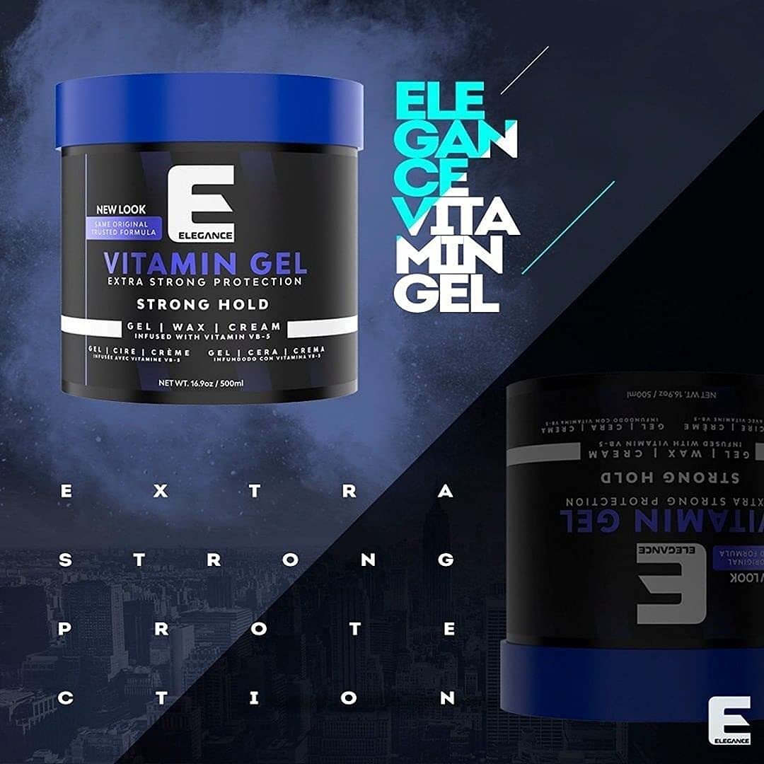 Elegance Gel ofrece sujeción fuerte para peinados.