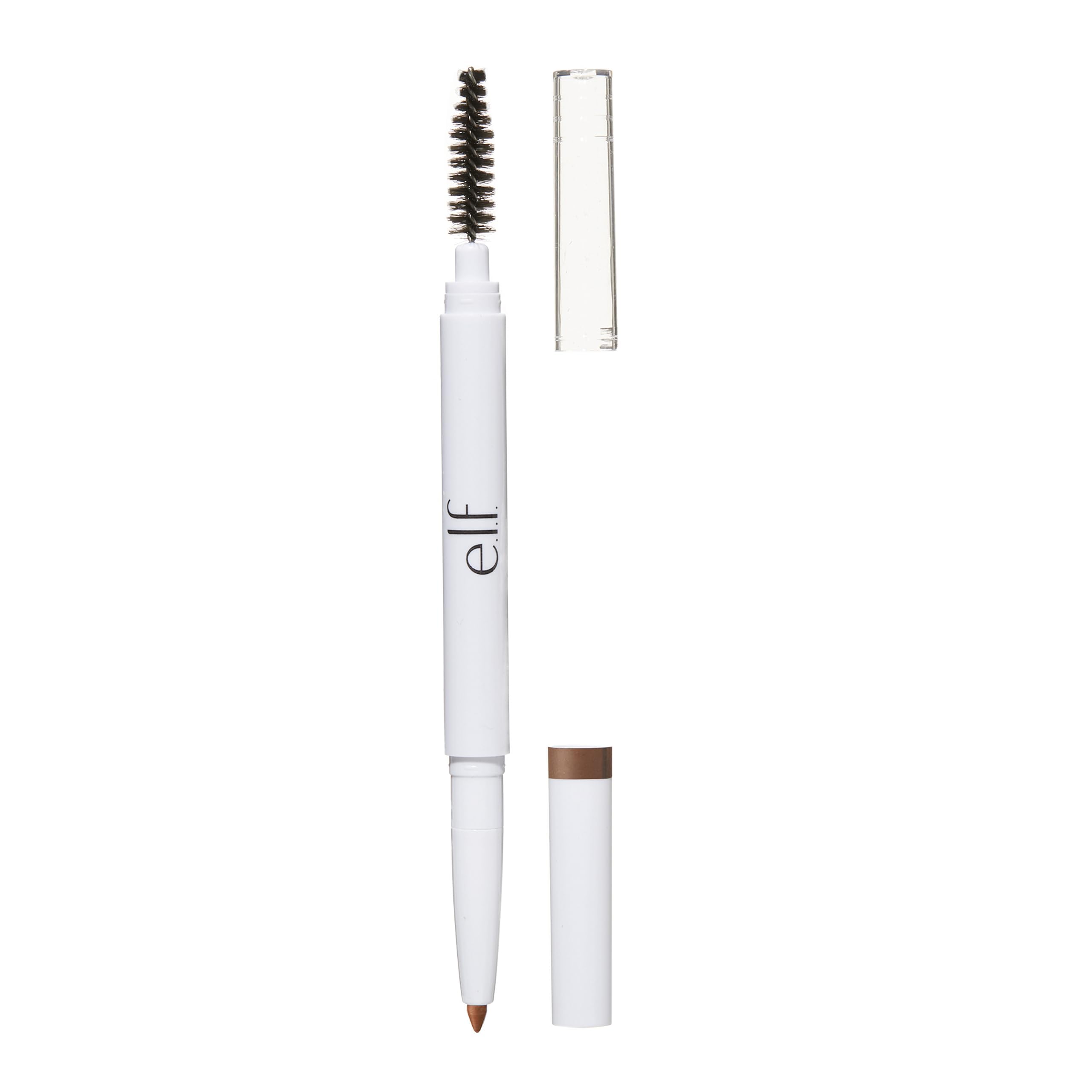 e.l.f. Instant Lift Brow Pencil con dos puntas define cejas con precisión sostenida.