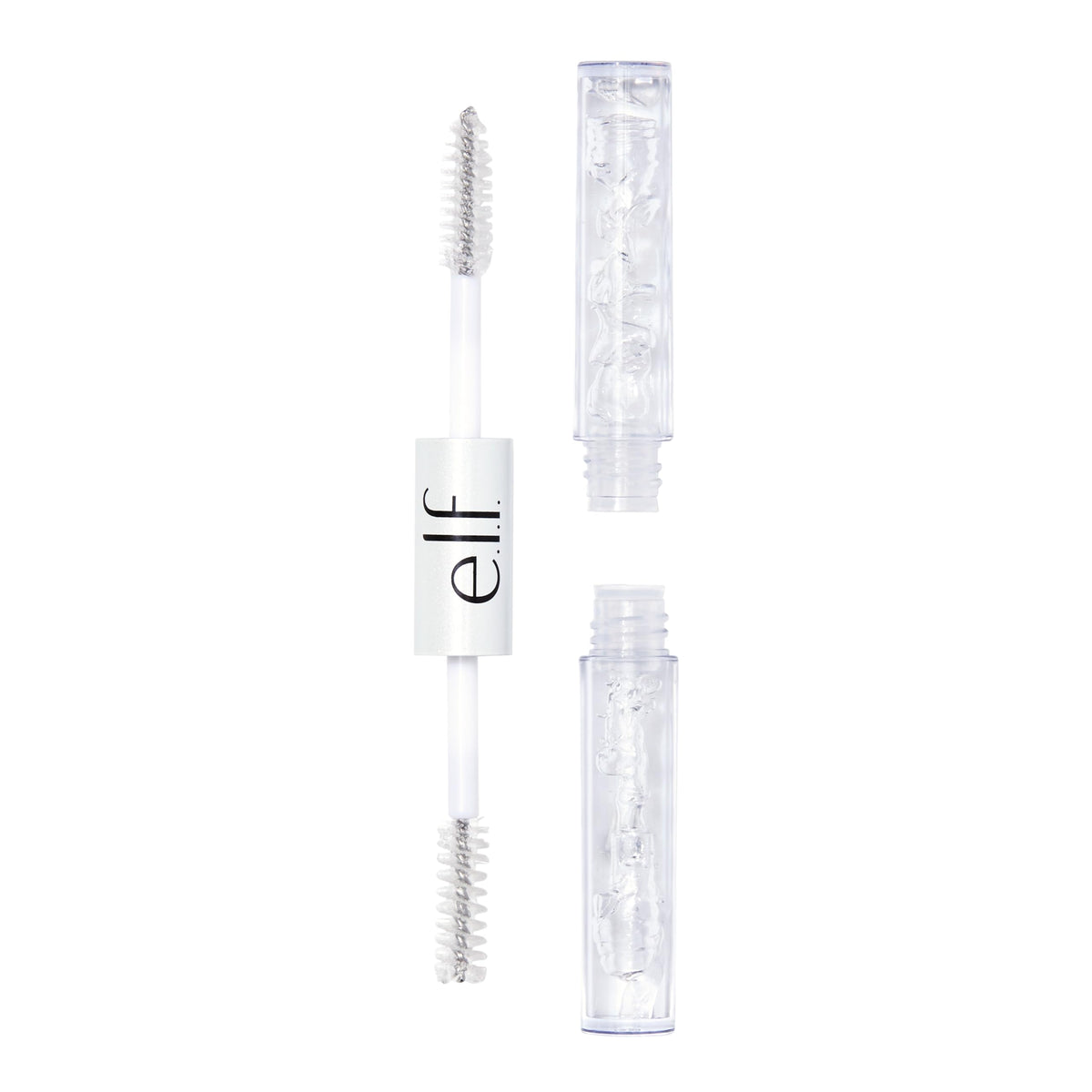 e.l.f. mascara transparente para cejas y pestañas, empaque compacto y práctico