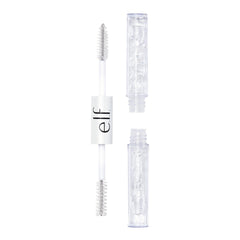 e.l.f. mascara transparente para cejas y pestañas, empaque compacto y práctico
