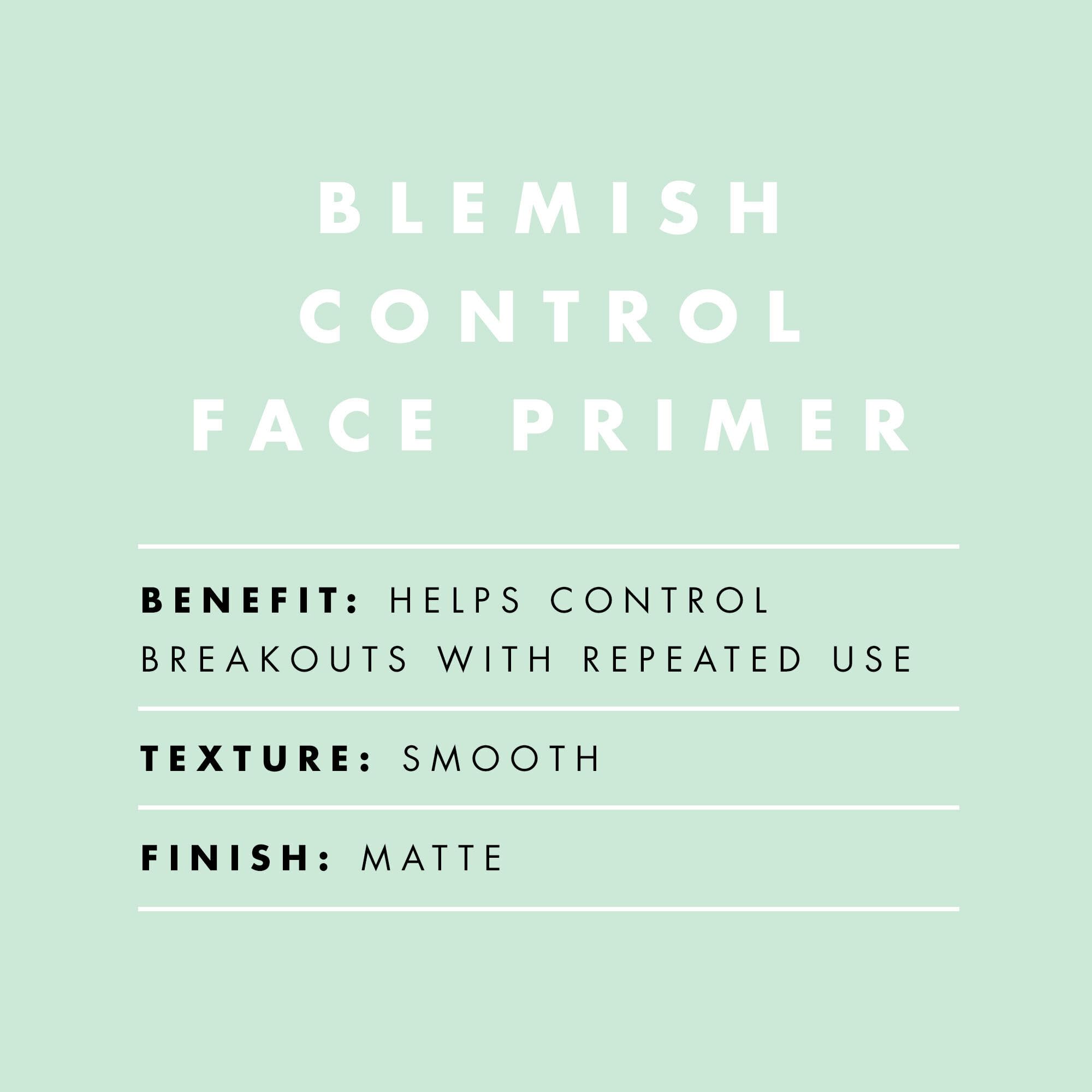 e.l.f. primer-control-imperfecciones, acido-salicilico para piel limpia y mate.